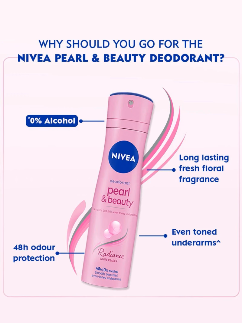 Nivea - Pearl & Beauty - Radiance - Deodorant Spray