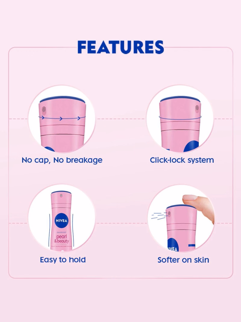 Nivea - Pearl & Beauty - Radiance - Deodorant Spray