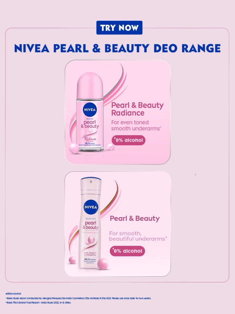 Nivea - Pearl & Beauty - Radiance - Deodorant Spray