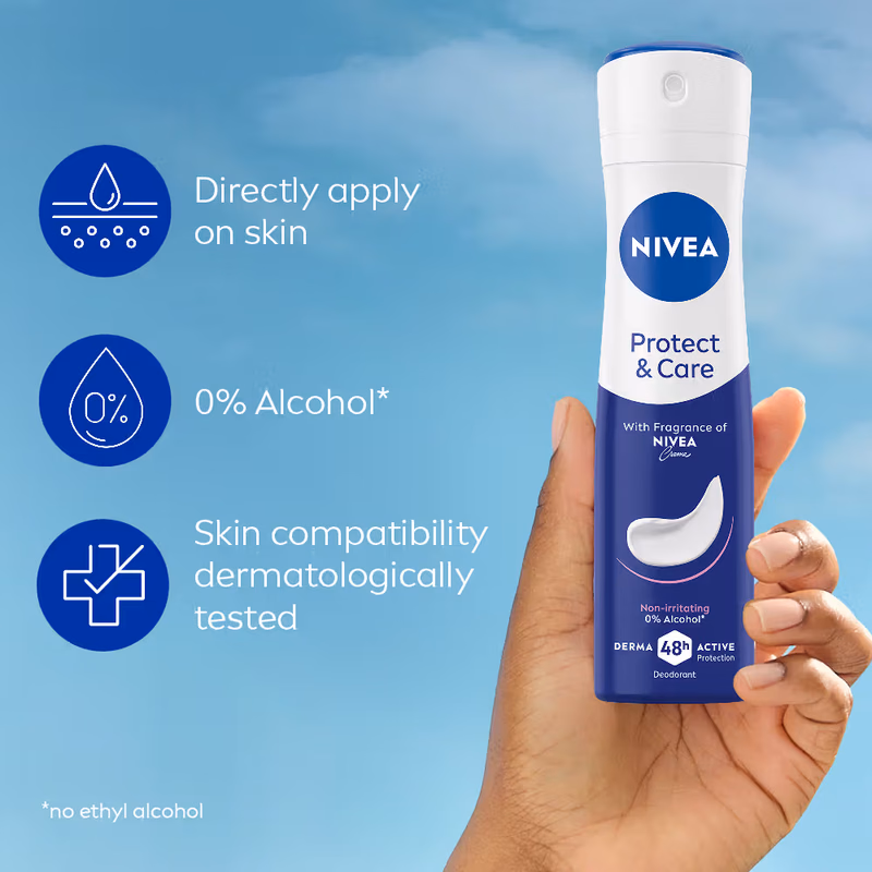 Nivea - Protect & Care - Creme Fragrance-Non-Irritating & 48h Protection - Deodorant
