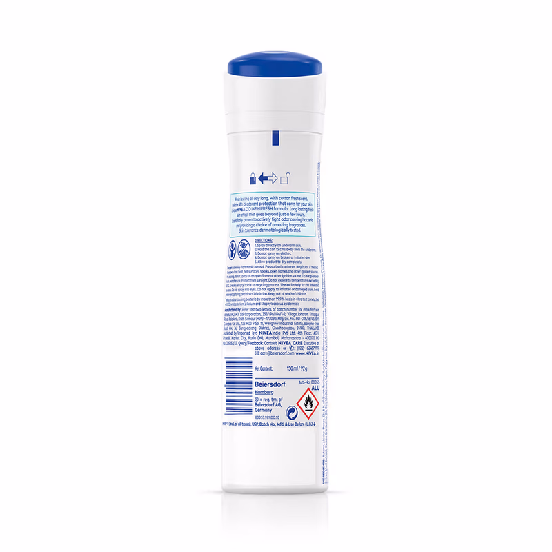 Nivea - Fresh Comfort - Deodorant, - Long Lasting Freshness & 48h Protection