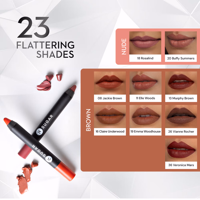 Sugar - Rachel Berry - Matte As Hell Crayon Lipstick