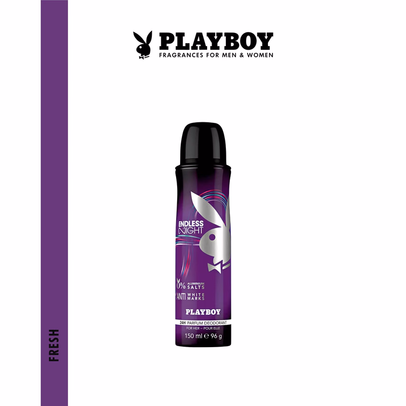 Play Boy - Endless Night - 0 % Aluminium Salts - Anti White Marks