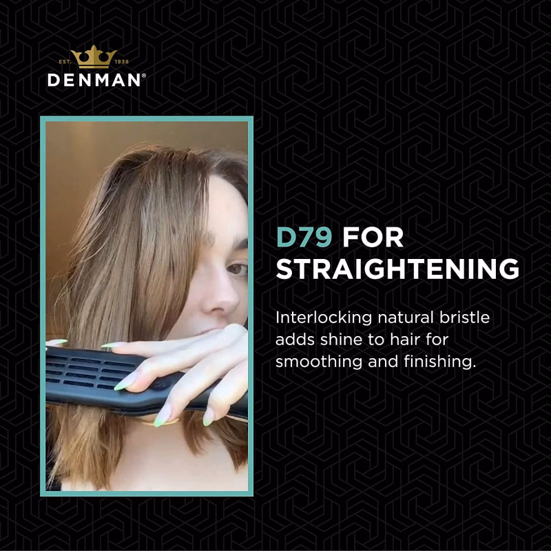 Denman - D-79 - Thermo Straightening Brush (Boar Bristles)