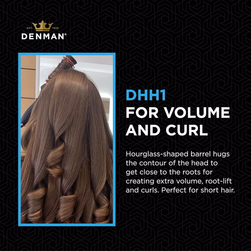 Denman - DHH1 - Head Hugger Hot Curl - Round Hair Brush