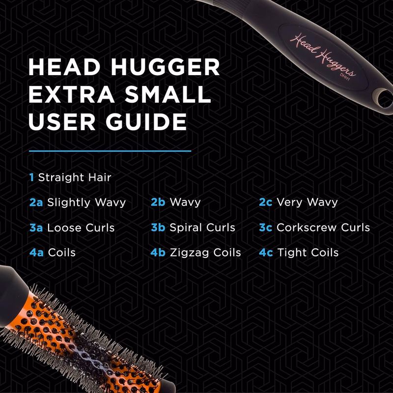 Denman - DHH1 - Head Hugger Hot Curl - Round Hair Brush