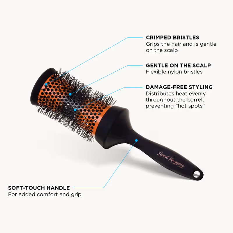 Denman - DHH4 - Head Hugger - Hot Curl Round - Hair Brush