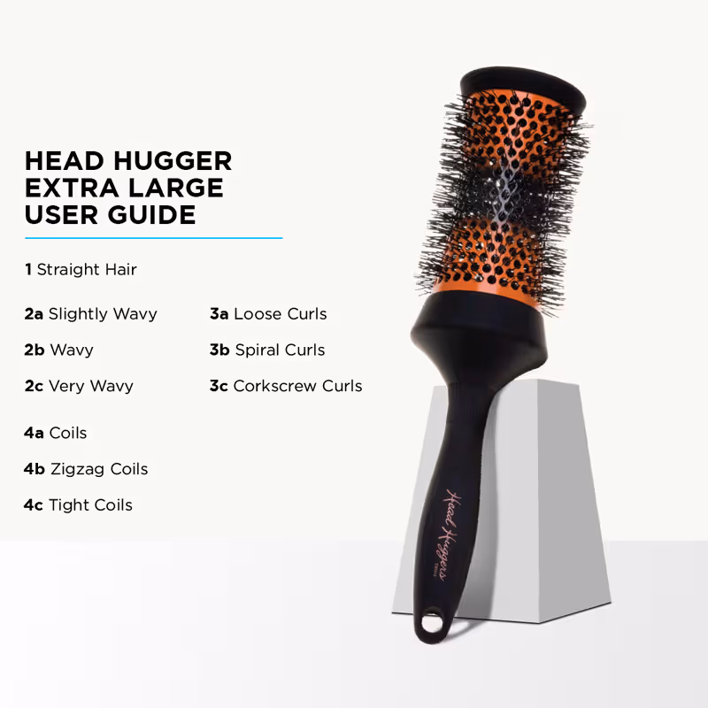 Denman - DHH4 - Head Hugger - Hot Curl Round - Hair Brush