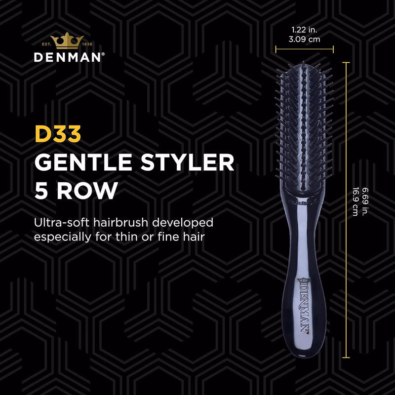 Denman - D-33 - Small Styler (5 Row) Brush