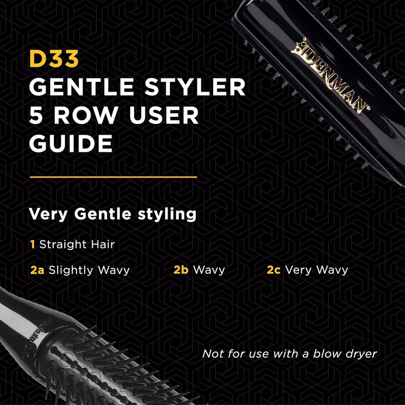 Denman - D-33 - Small Styler (5 Row) Brush