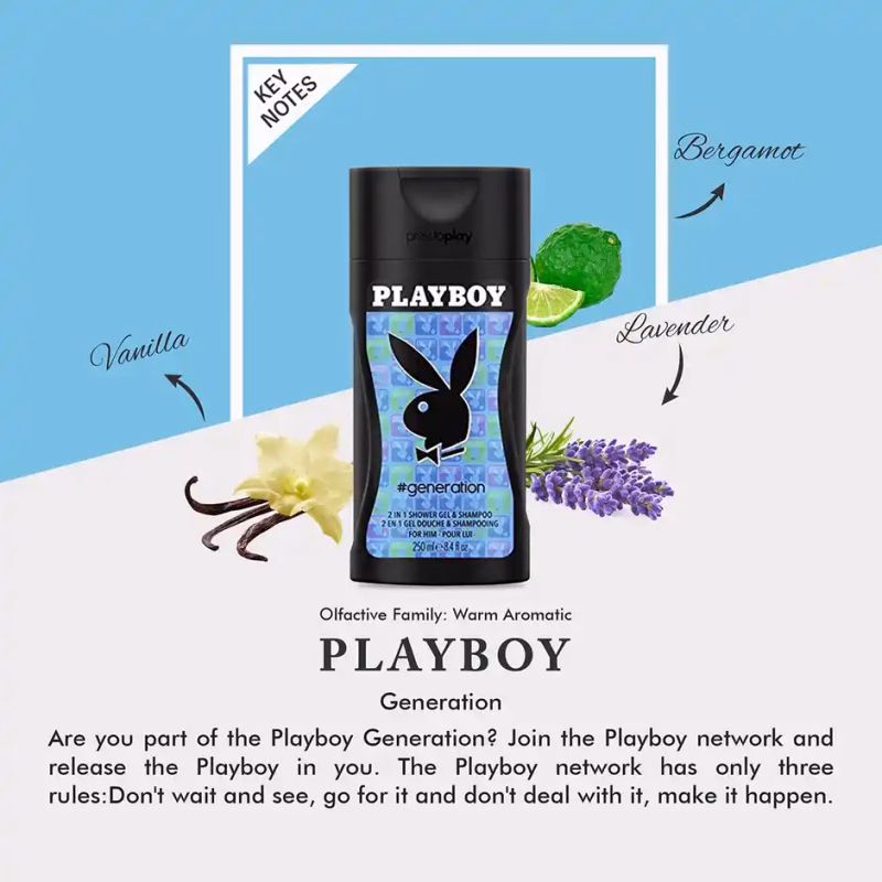 Playboy - Generation - Men Shower Gel