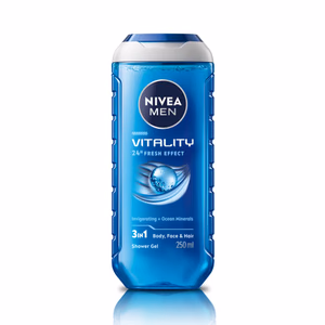 Nivea Men - Vitality Fresh - Shower Gel - Face, Body & Hair
