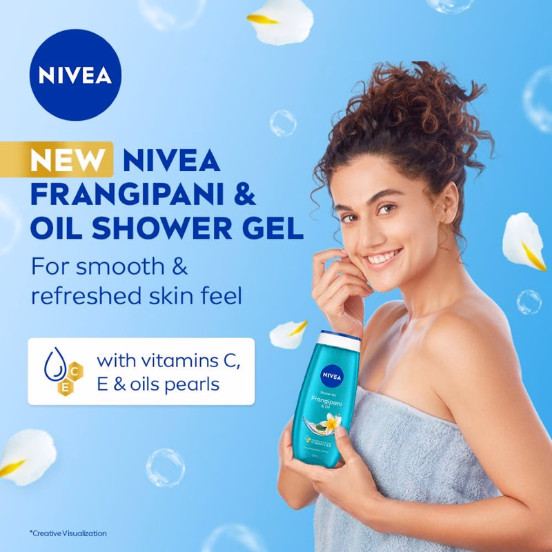Nivea - Frangipani & Oil - Shower Gel - Body Wash