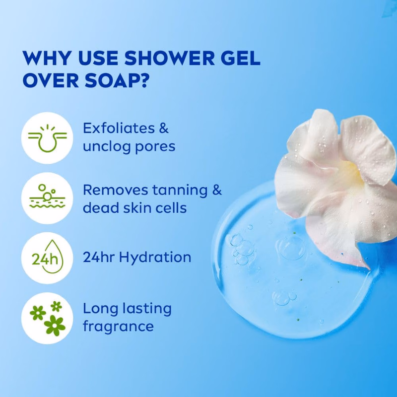 Nivea - Frangipani & Oil - Shower Gel - Body Wash