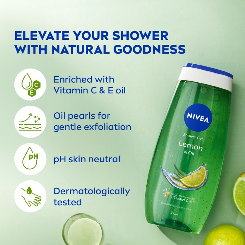 Nivea - Lemon & Oil - Shower Gel - Body Wash