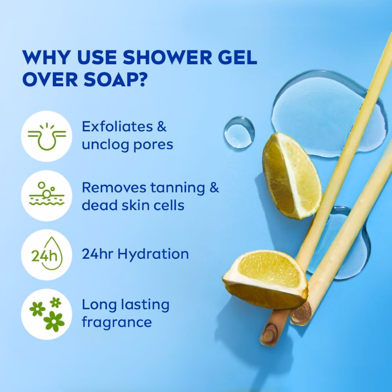 Nivea - Lemon & Oil - Shower Gel - Body Wash