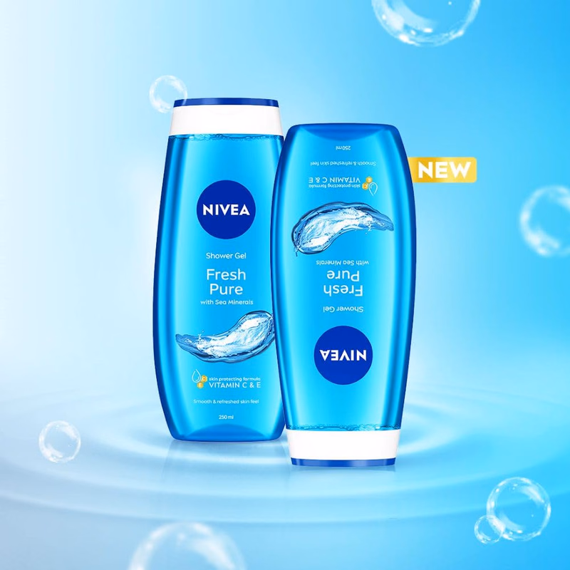 Nivea - Fresh Pure - Shower Gel - Body Wash