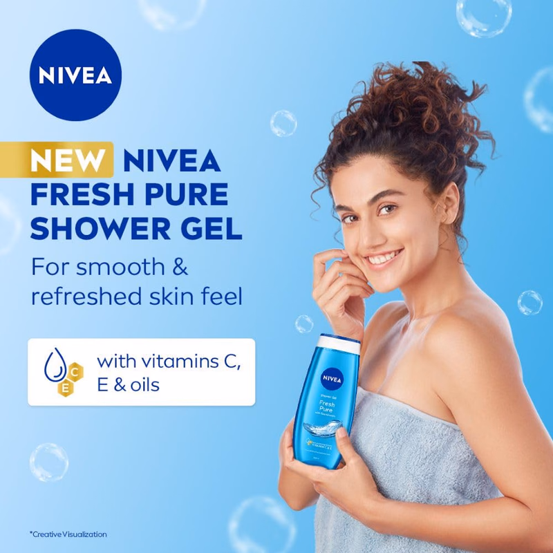 Nivea - Fresh Pure - Shower Gel - Body Wash