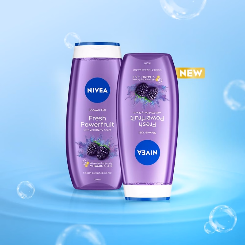 Nivea - Fresh Power Fruit - Shower Gel - Body Wash