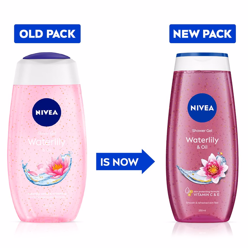 Nivea - Waterlily & Oil - Shower Gel - Body Wash