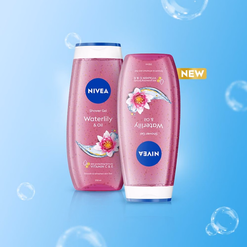 Nivea - Waterlily & Oil - Shower Gel - Body Wash