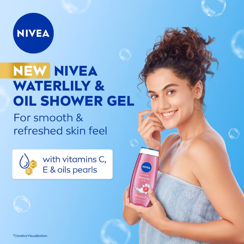 Nivea - Waterlily & Oil - Shower Gel - Body Wash