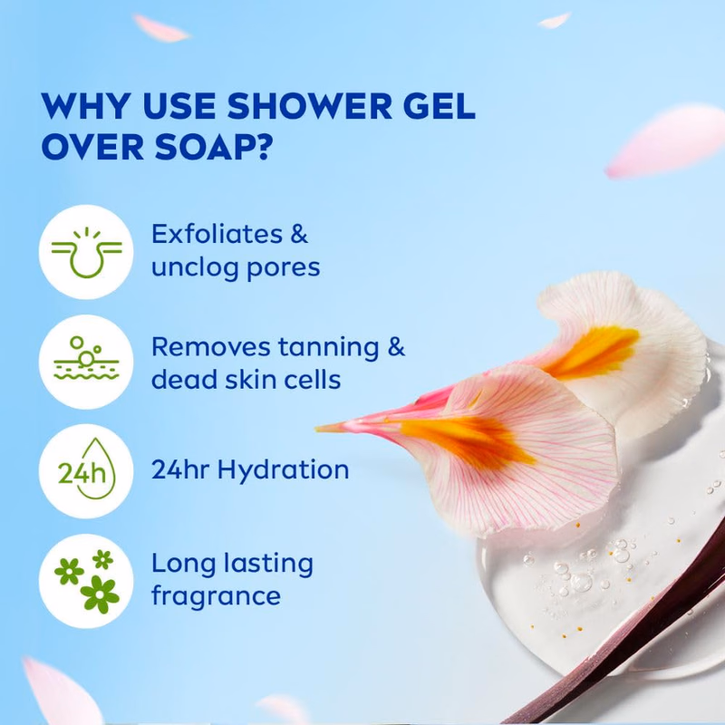 Nivea - Waterlily & Oil - Shower Gel - Body Wash