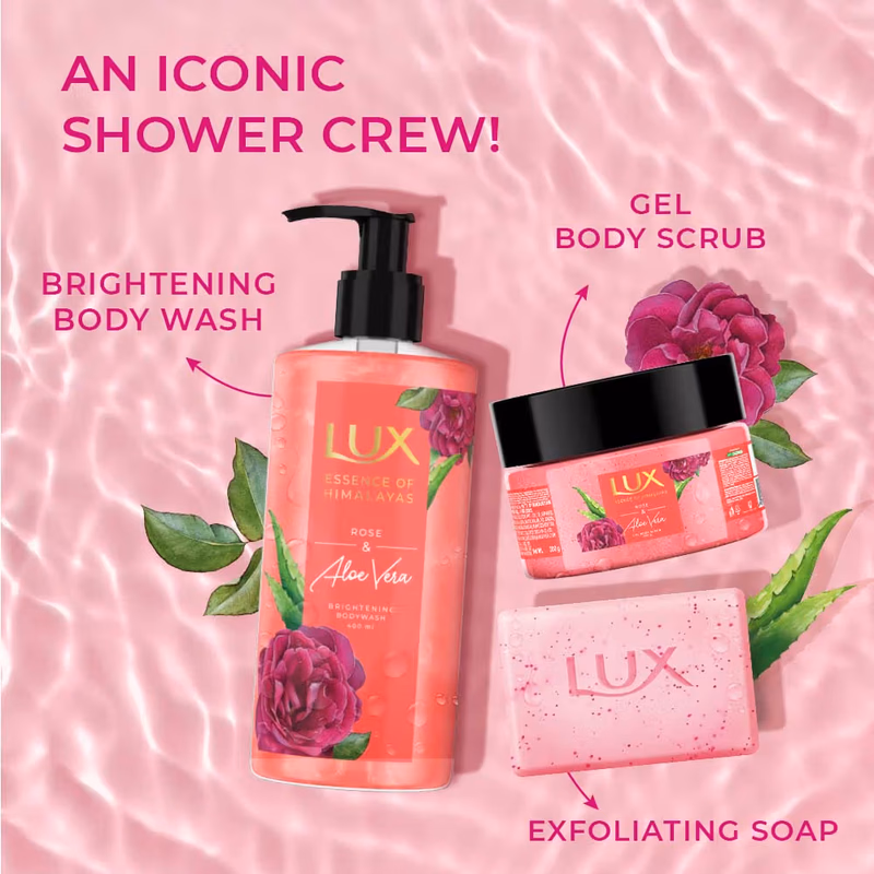 Lux - Rose & Aloe Vera - Shimmering Body Wash