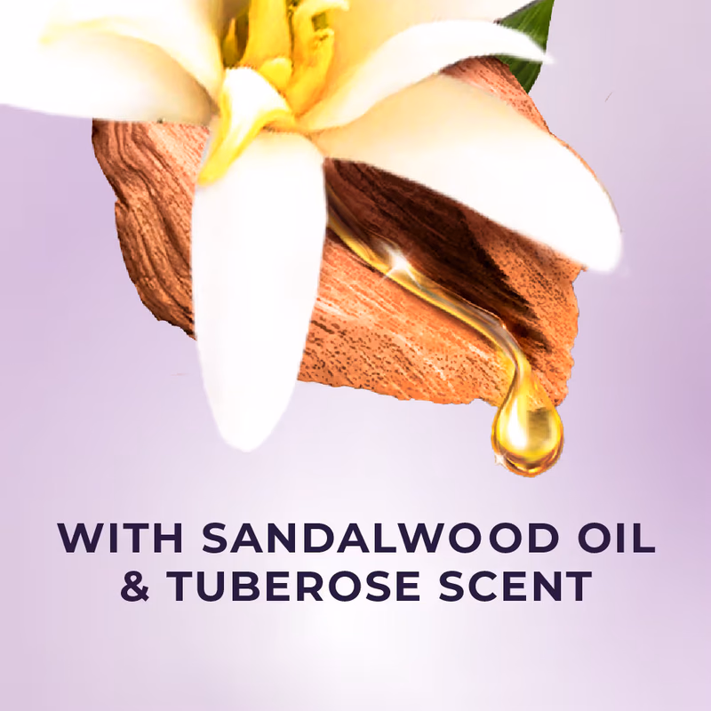 Lux - Luxurious Sandalwood - Sandalwood Oil & Tuberose Scent - Body Wash