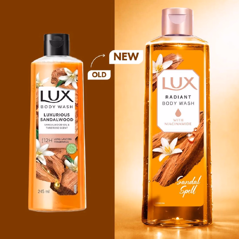 Lux - Luxurious Sandalwood - Sandalwood Oil & Tuberose Scent - Body Wash