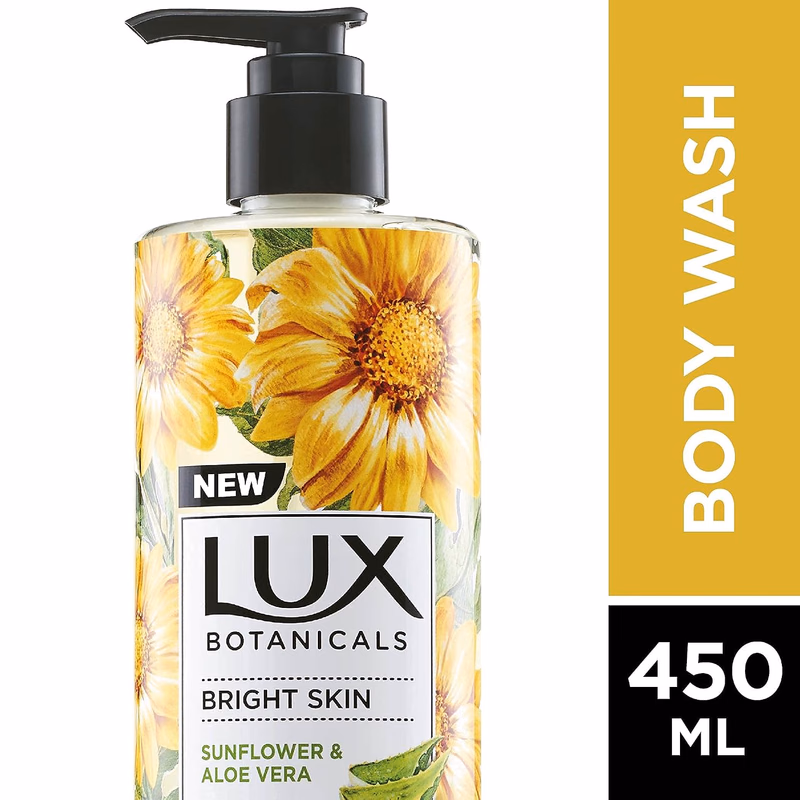 Lux - Bright Skin - Botanicals - Sunflower & Aloe Vera - Shower Gel for Women