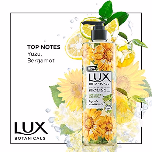 Lux - Bright Skin - Botanicals - Sunflower & Aloe Vera - Shower Gel for Women