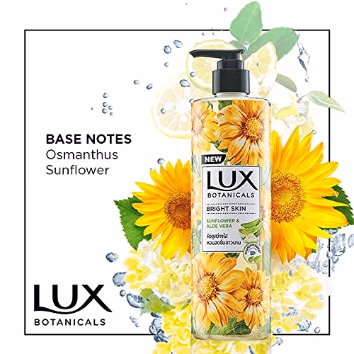 Lux - Bright Skin - Botanicals - Sunflower & Aloe Vera - Shower Gel for Women