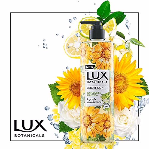 Lux - Bright Skin - Botanicals - Sunflower & Aloe Vera - Shower Gel for Women