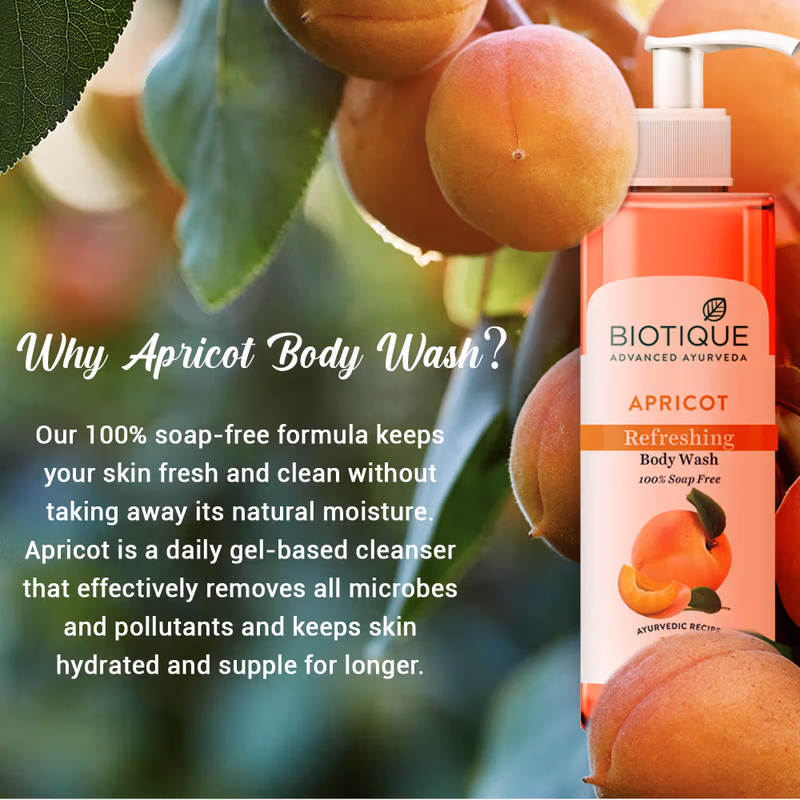 Biotique - Bio Apricot - Refreshing-Body Wash