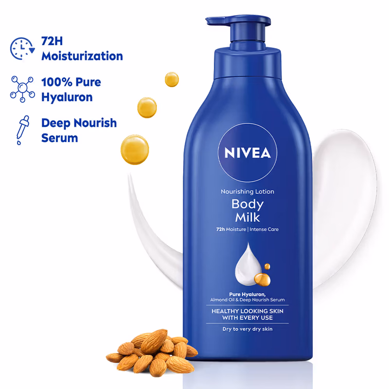 Nivea -  Body Milk - Nourishing Lotion