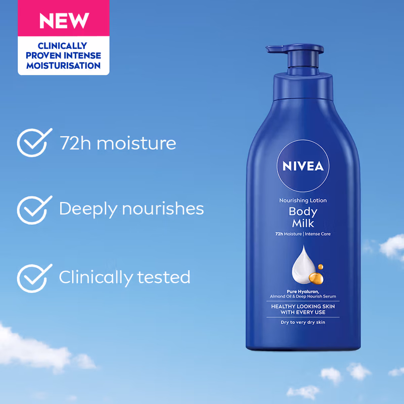 Nivea -  Body Milk - Nourishing Lotion