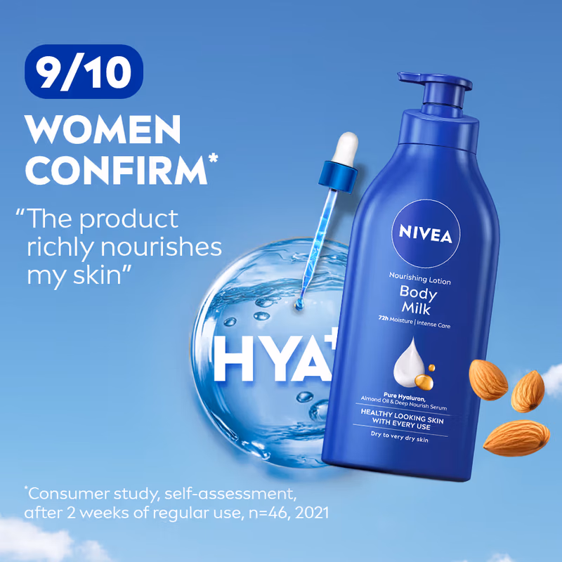 Nivea -  Body Milk - Nourishing Lotion