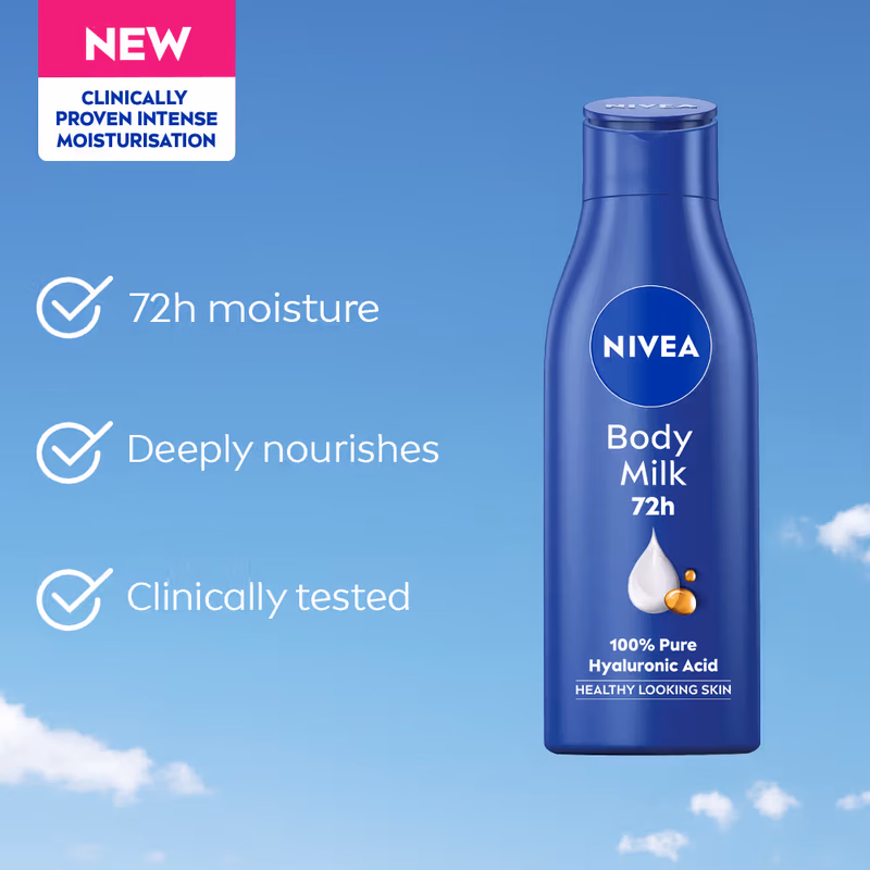 Nivea -  Body Milk - Nourishing Lotion