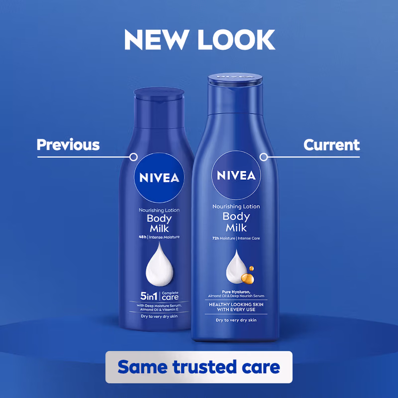 Nivea -  Body Milk - Nourishing Lotion
