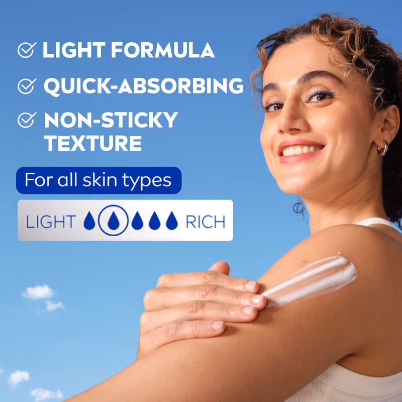 Nivea - Natural Glow - Cell Repair - 50X Vit C Sunscreen-Body Lotion Reduces Tan, Brightens -Uva & Uvb