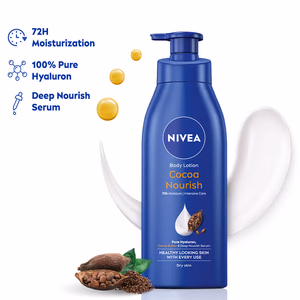 Nivea - Cocoa Nourish - Oil In Lotion-With Pure Hyaluron - For 72H Moisturization