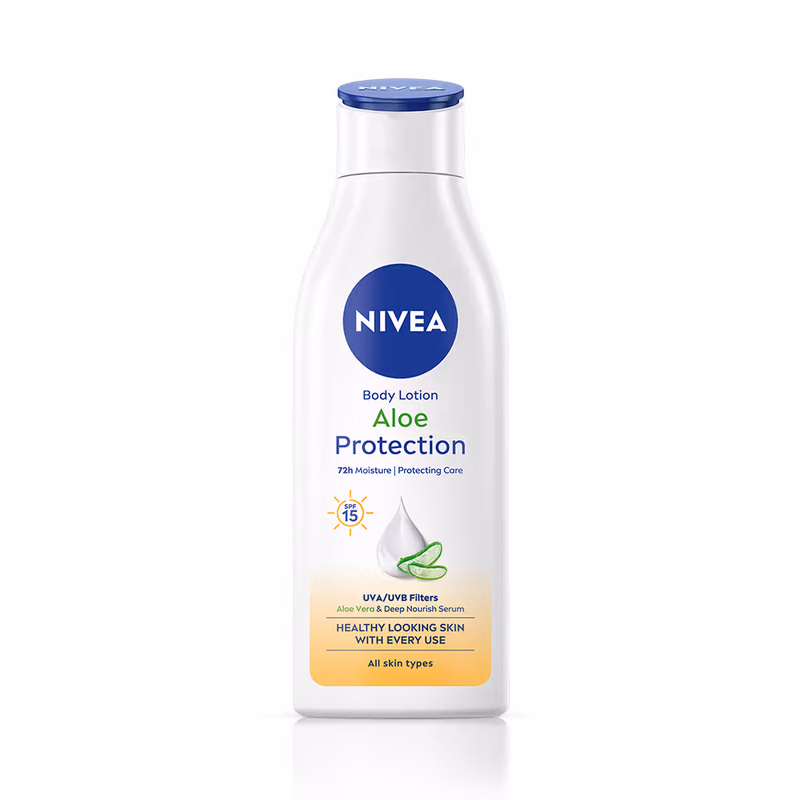 Nivea - Aloe Protection - Sunscreen lotion with SPF 15 - 48H Moisturization