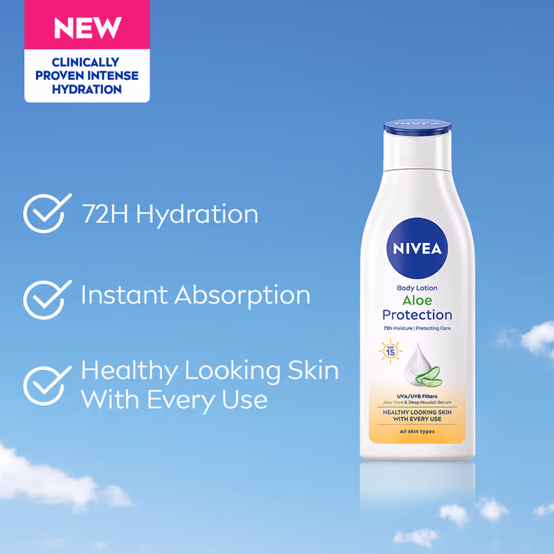 Nivea - Aloe Protection - Sunscreen lotion with SPF 15 - 48H Moisturization