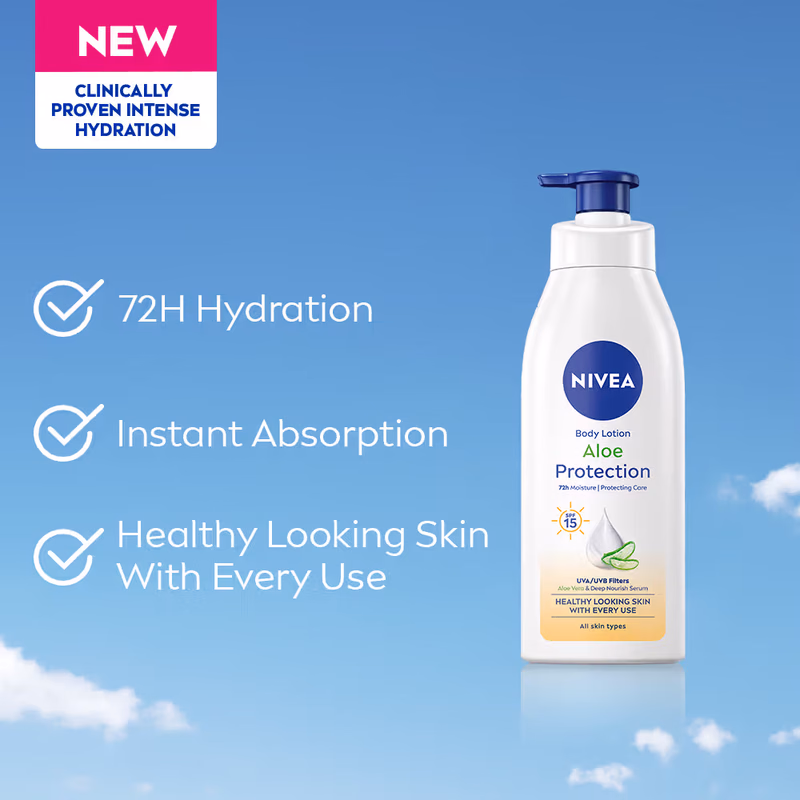 Nivea - Aloe Protection - Sunscreen lotion with SPF 15 - 48H Moisturization