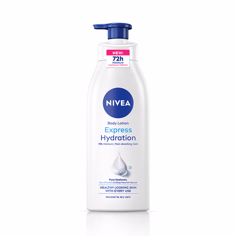 Nivea - Express Hydration - Body Lotion - with Sea Minerals - 5 in 1 Comlete Care for 48H Moisturization