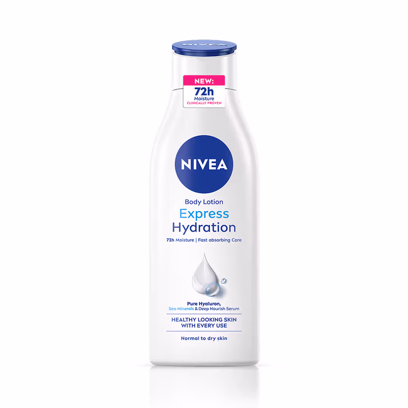 Nivea - Express Hydration - Body Lotion - with Sea Minerals - 5 in 1 Comlete Care for 48H Moisturization