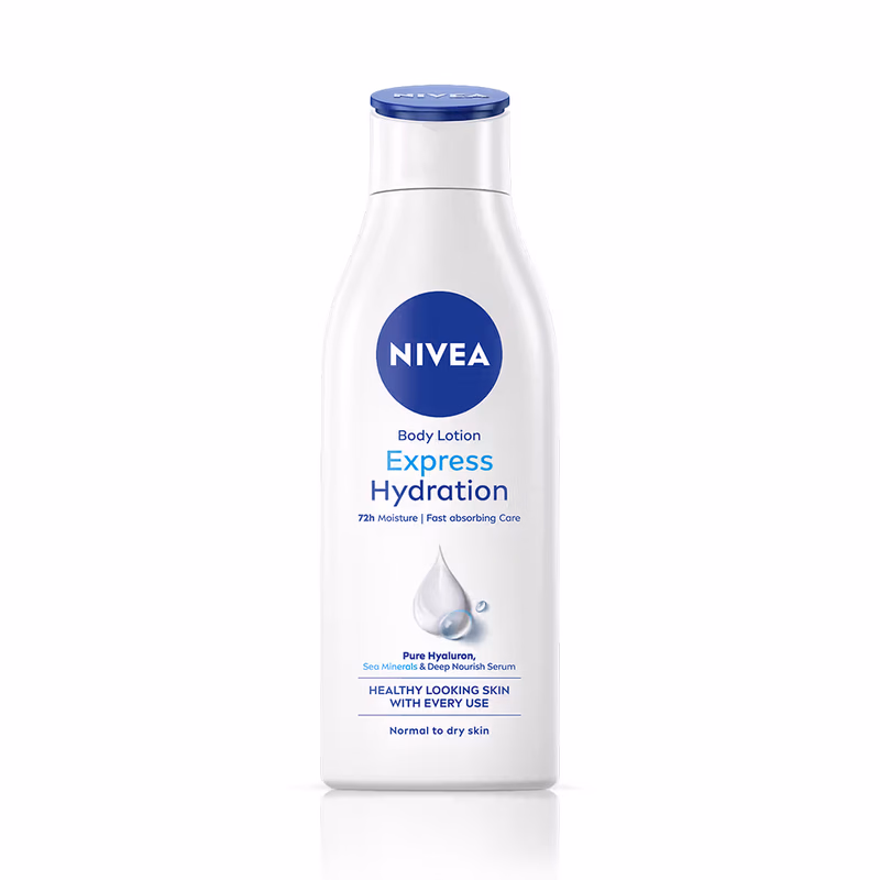 Nivea - Express Hydration - Body Lotion - with Sea Minerals - 5 in 1 Comlete Care for 48H Moisturization