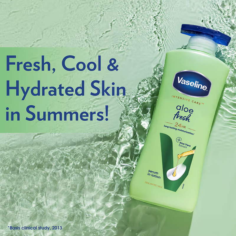 Vaseline - Care Aloe - Intensive - Fresh Body Lotion