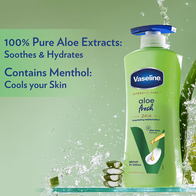 Vaseline - Care Aloe - Intensive - Fresh Body Lotion